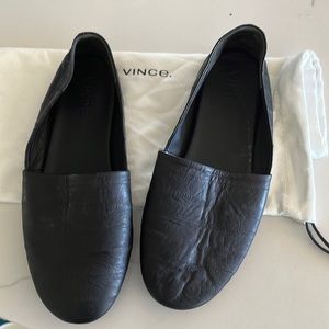 Vince black flats